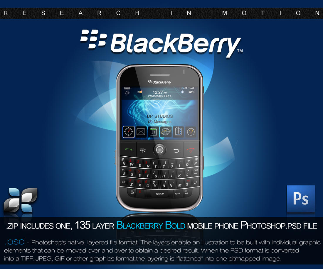 blackberry email background